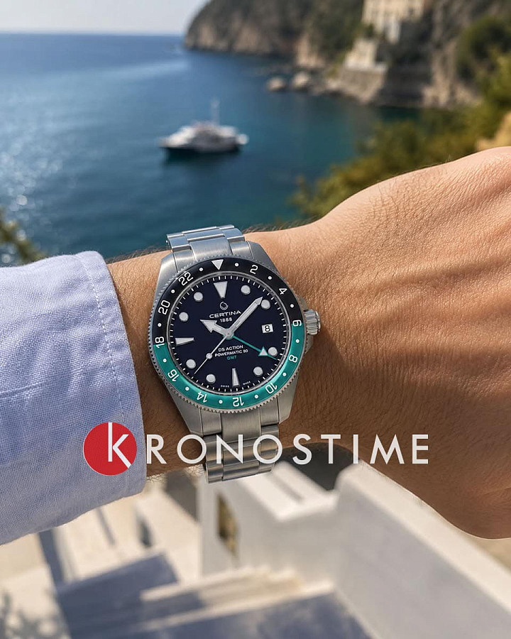 Часы Certina DS Action Gmt Powermatic 80 C032.929.11.041.01 — артикул C0329291104101, мужские