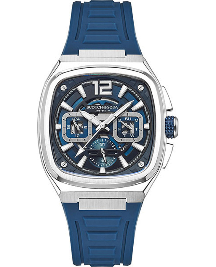 Часы Scotch&Soda SSM.110C — мужские, синий