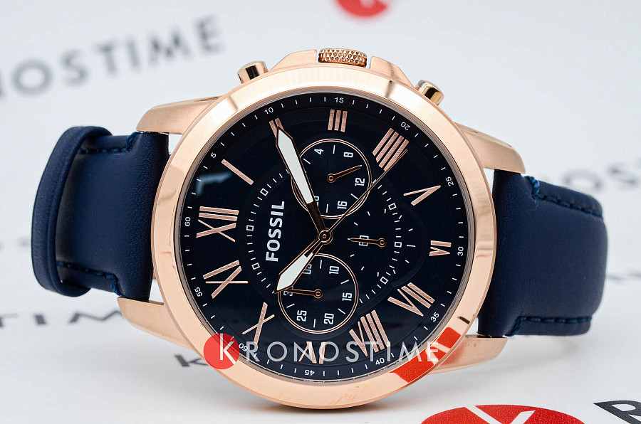 Часы Fossil Bannon FS4835 — кварцевые, сталь металл