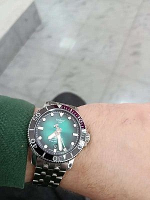 Фото покупателя: Швейцарские механические керамические наручные часы Tissot Seastar 1000 Powermatic 80 T120.407.11.091.01