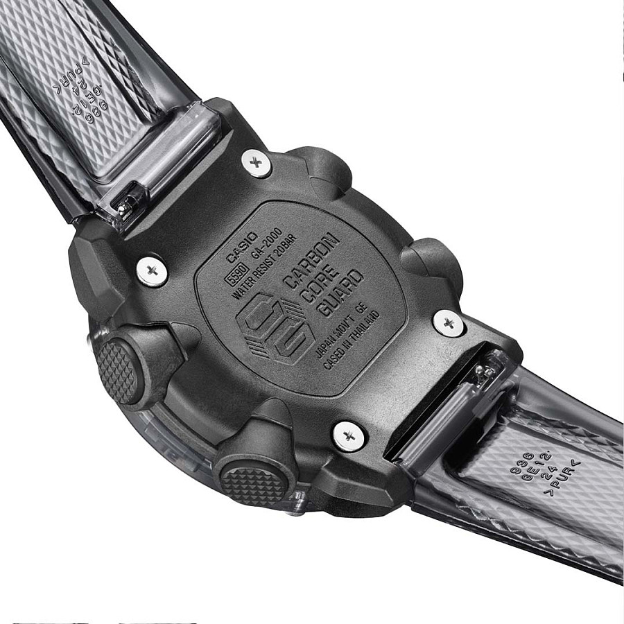 Часы Casio G-Shock GA-2000SKE-8A — карбон, Япония