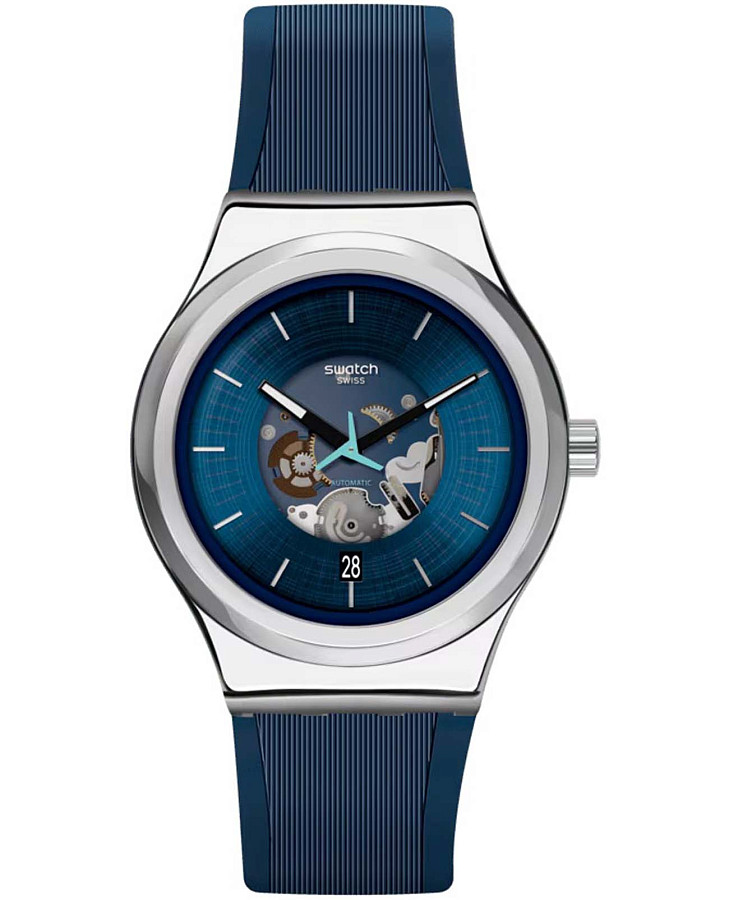 Часы Swatch Irony Sistem51 YIS430 — мужские, синий