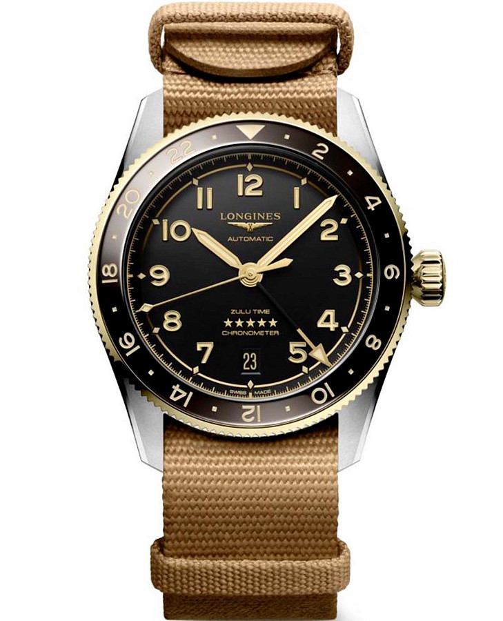 Часы Longines Spirit L3.802.5.53.9 — мужские, черный