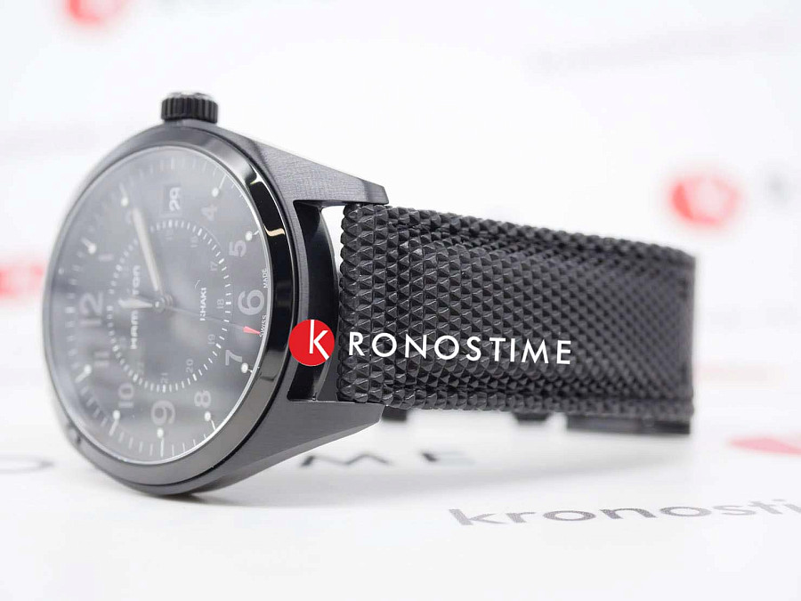 Часы Hamilton Khaki Field Quartz H68401735 — сталь, Швейцария