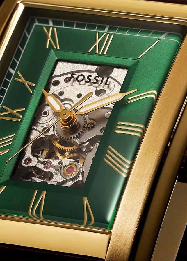 Часы Fossil Carraway ME3271 — механические, сталь металл