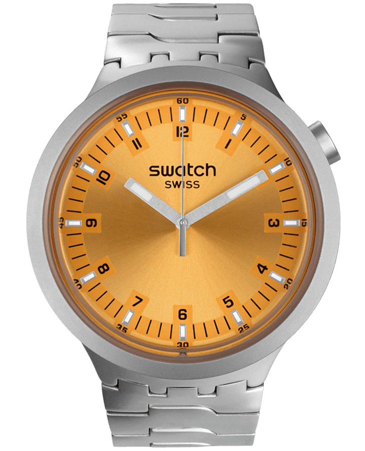 Часы Swatch Big Bold Irony Standard SB07S103G — мужские, оранжевый