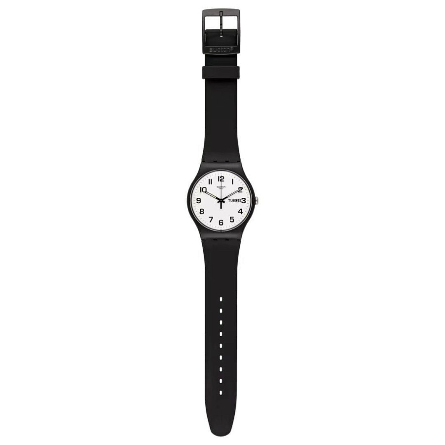 Часы Swatch New Gent Biosourced SO29B703 — белый, пластик