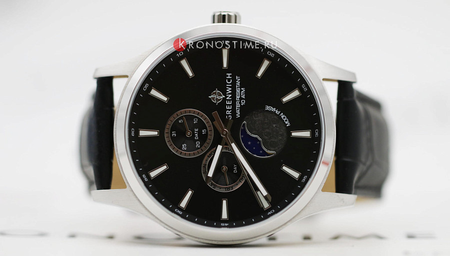 Часы Greenwich Moon Walker GW 058.11.31 — металл сталь, Англия