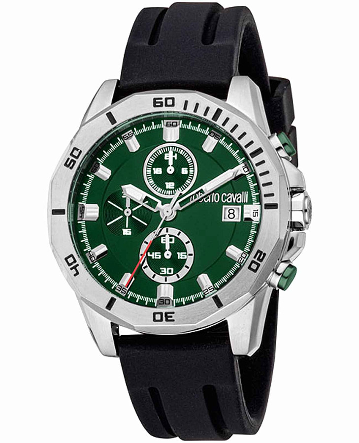Часы Roberto Cavalli Uomo Sport III RC5G109P0015 — мужские, зеленый