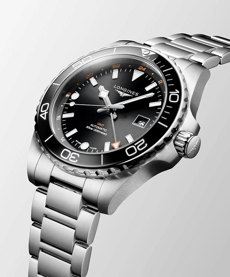 Часы Longines Hydroconquest GMT L3.890.4.56.6 — артикул L38904566