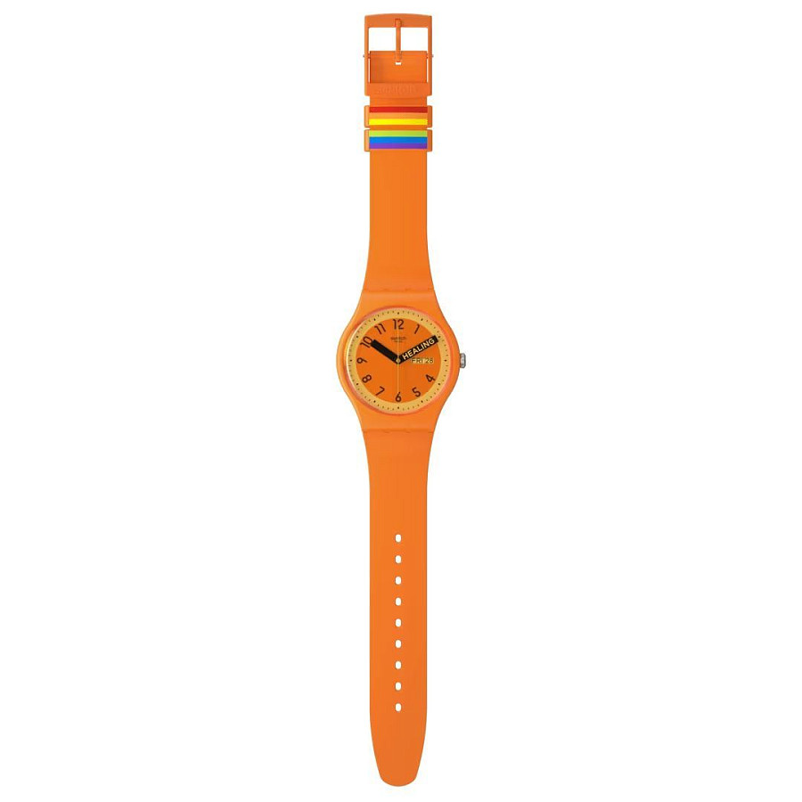 Часы Swatch New Gent Biosourced SO29O700 — кварцевые, пластик