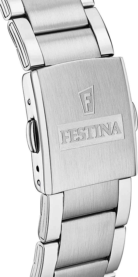 Часы Festina Timeless Chrono F20343/2 — мужские, нержавеющая сталь