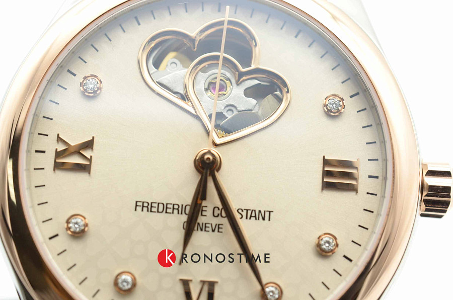 Часы Frederique Constant Ladies Automatic Double Heart Beat FC-310LGDHB3B2B — механические, металл сталь