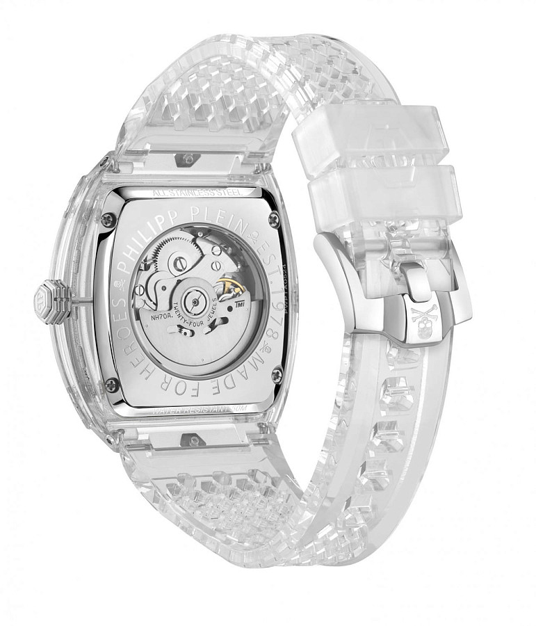 Часы Philipp Plein $keleton Crystal PWPTA0524 — термополиуретан, мужские