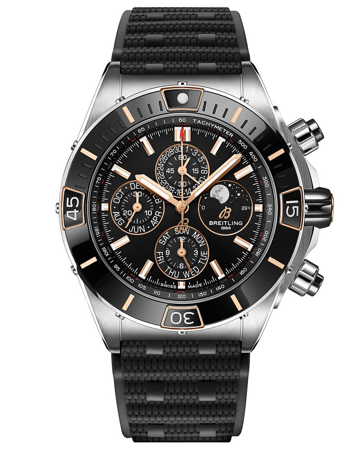 Часы Breitling Super Chronomat 44 Four-Year Calendar I19320251B1S1 — мужские, черный