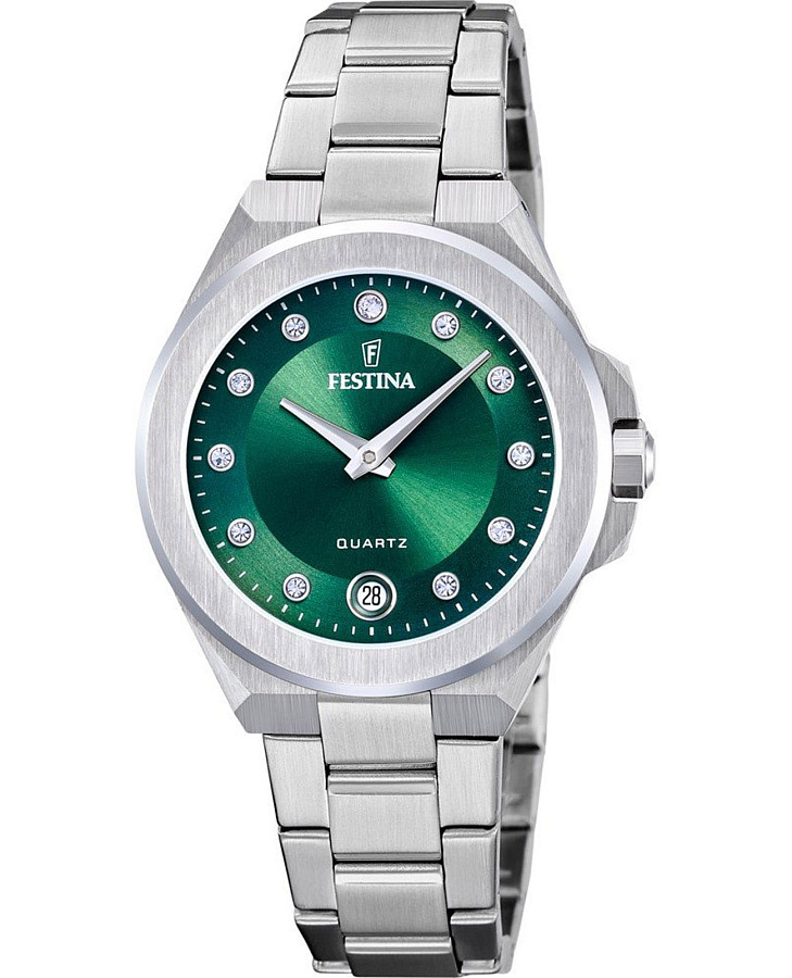 Часы Festina F20700/4 — женские, зеленый