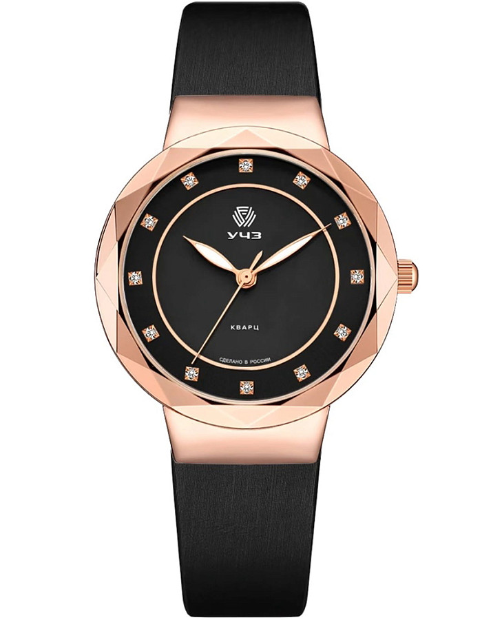 Часы УЧЗ Spectr 3026L-7 — женские, черный