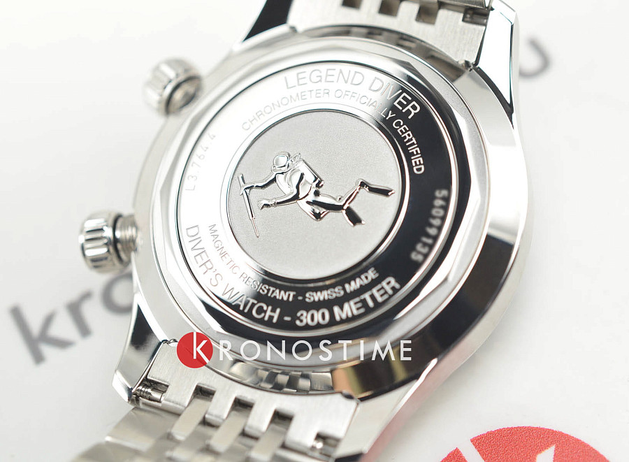 Часы Longines Legend Diver L3.764.4.90.7 — мужские, нержавеющая сталь