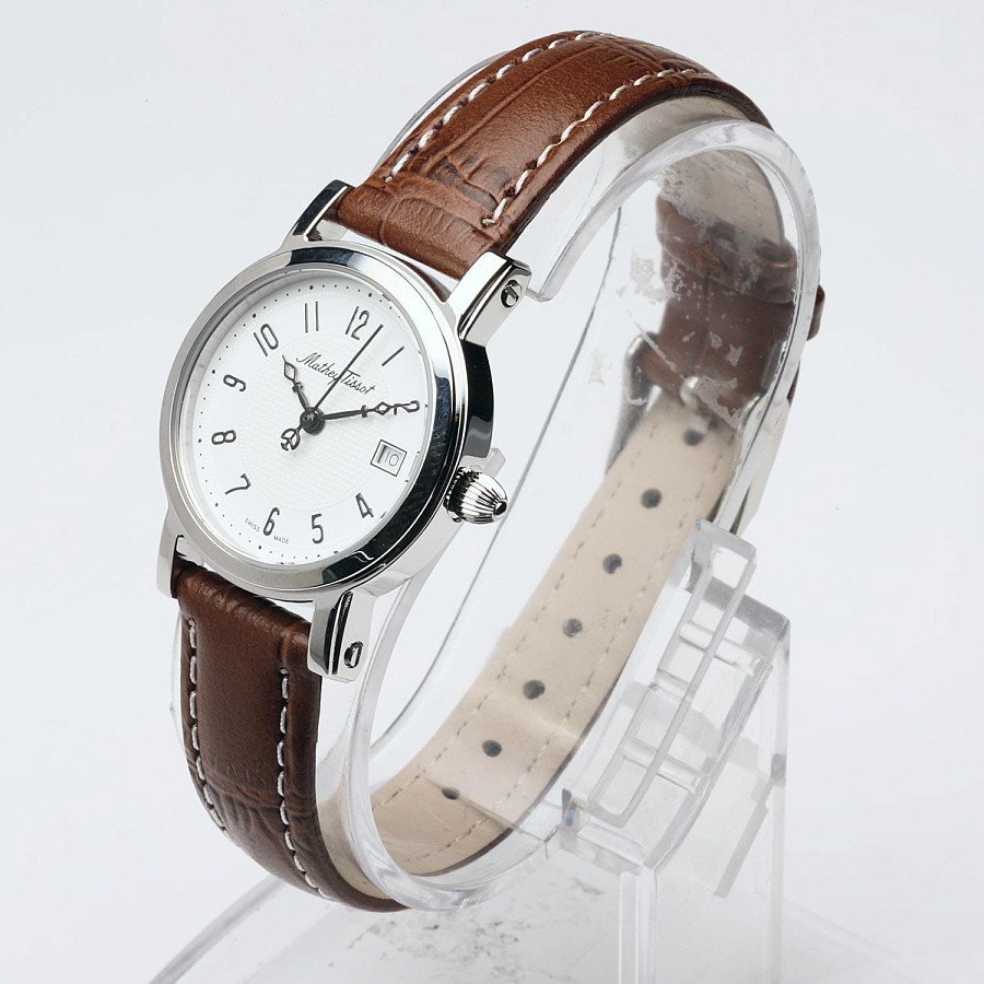 Часы Mathey-Tissot City Leather D31186AG — кожаный, женские