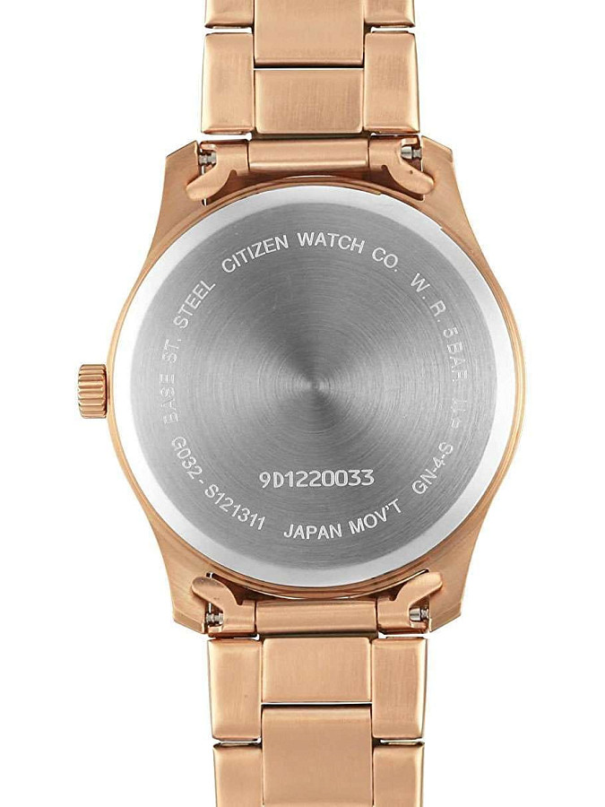Часы Citizen Quartz BH5003-51L — мужские, нержавеющая сталь с ip-покрытием