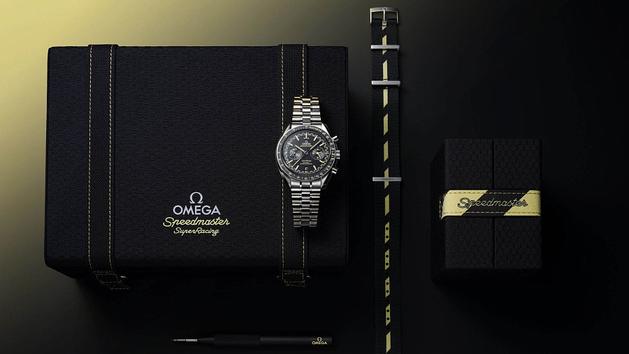 Часы Omega Speedmaster Super Racing 329.30.44.51.01.003 — сталь металл, Швейцария