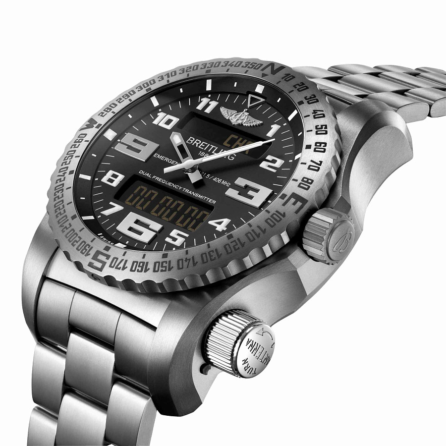 Часы Breitling Emergency E76325221B1E1 — металл титан, Швейцария
