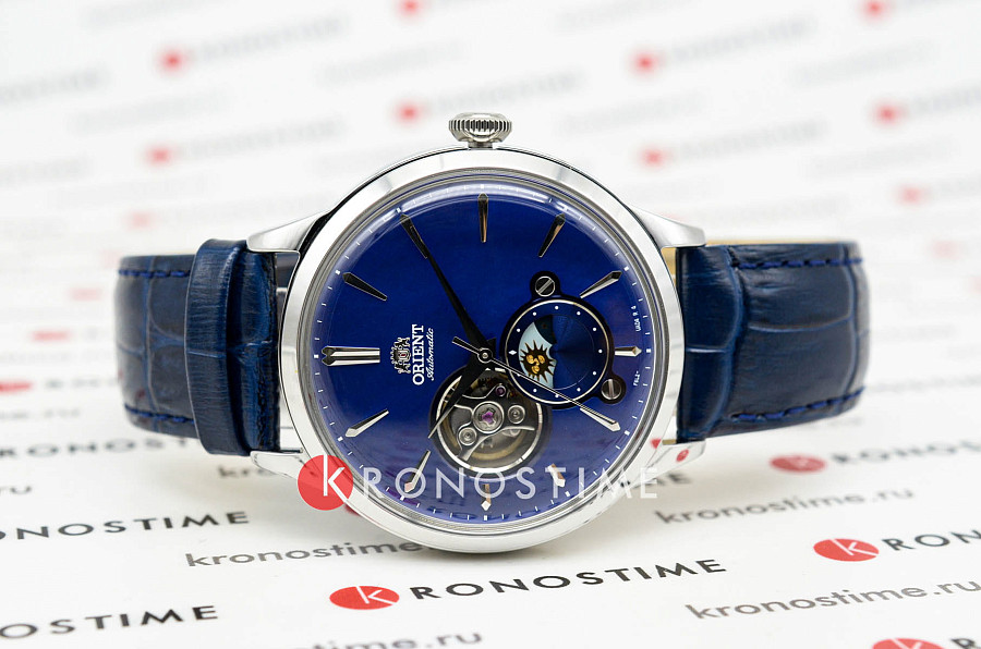 Часы Orient Sun And Moon RA-AS0103A (RN-AS0103A) — механические, металл сталь