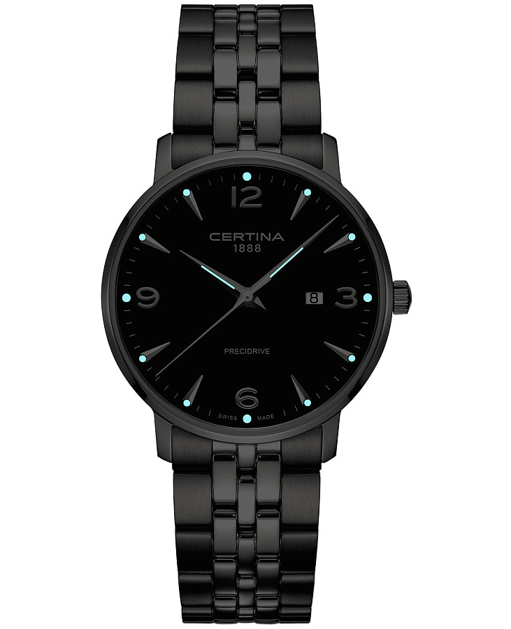 Часы Certina DS Caimano C035.410.11.057.00 — кварцевые, сталь металл