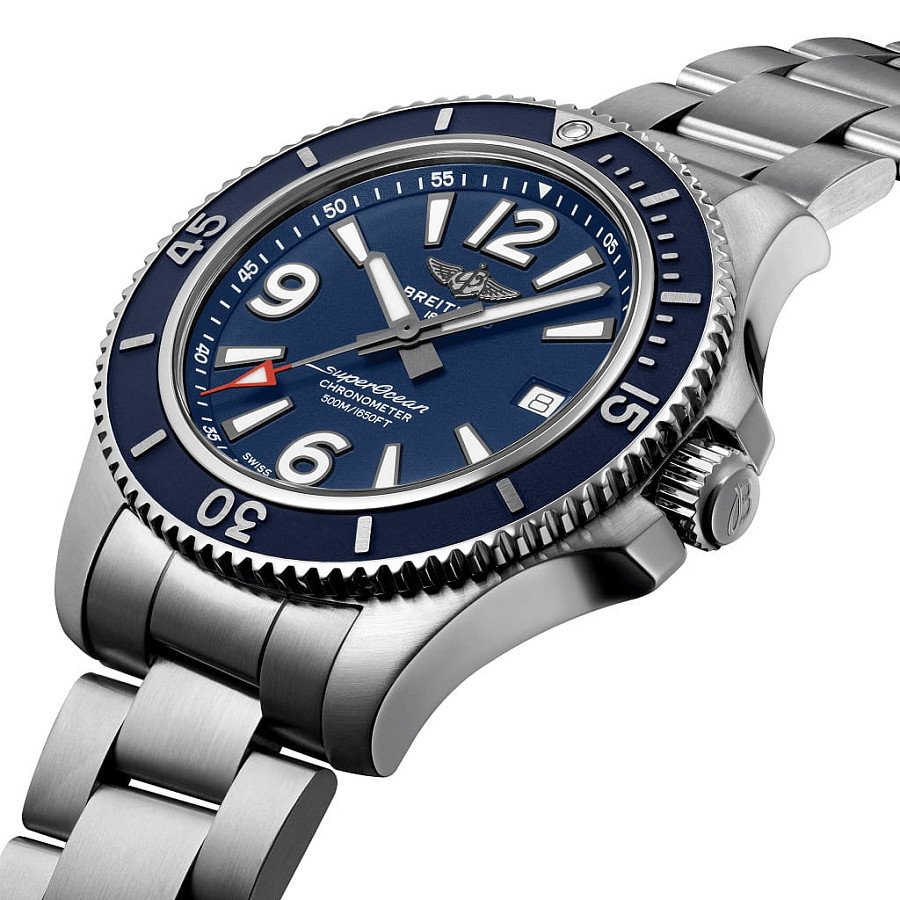 Часы Breitling Superocean Automatic 42 A17366D81C1A1 — механические, сталь металл
