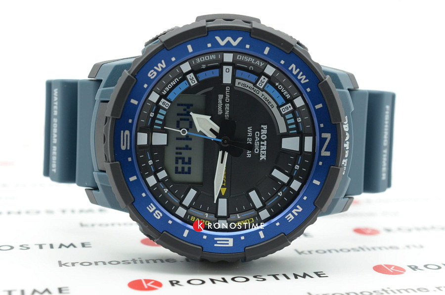 Часы Casio Pro Trek PRT-B70-2 — пластик, мужские