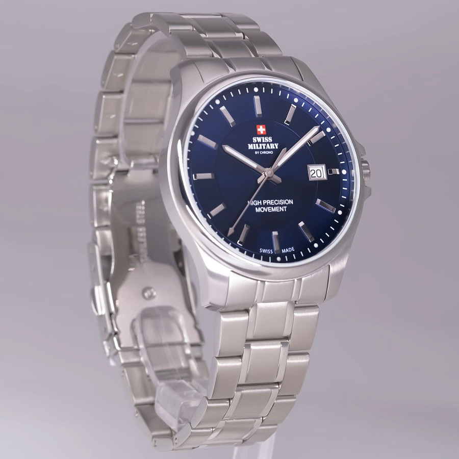 Часы Swiss Military by Chrono SM30200.03 — кварцевые, металл сталь