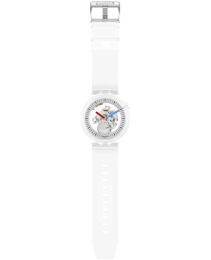Часы Swatch Big Bold Swatch Pay! SB01K102-5300 — кварцевые, пластик
