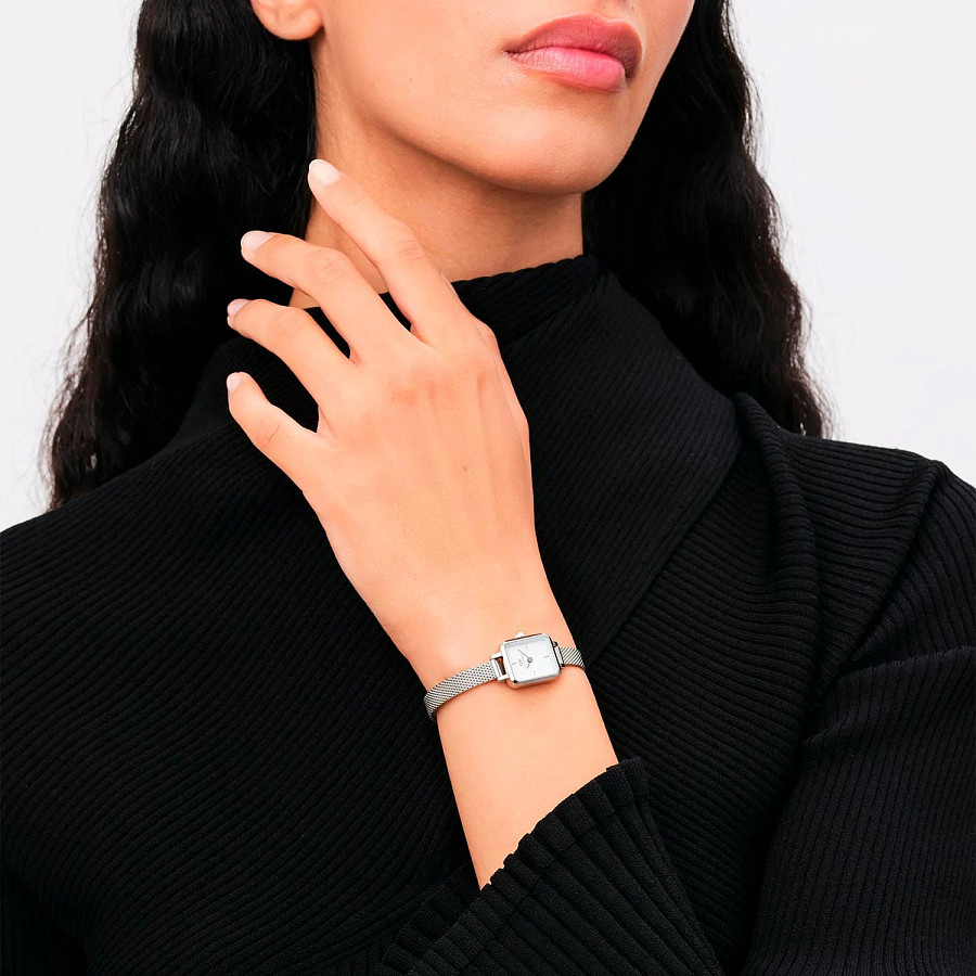 Часы Daniel Wellington Quadro Mini Sterling DW00100726 — кварцевые, Швеция, женские