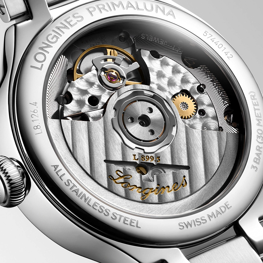 Часы Longines PrimaLuna L8.126.4.71.6 — сталь металл, Швейцария