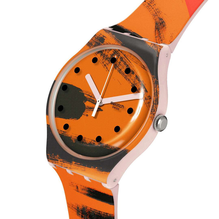 Часы Swatch New Gent SUOZ362 — кварцевые, пластик