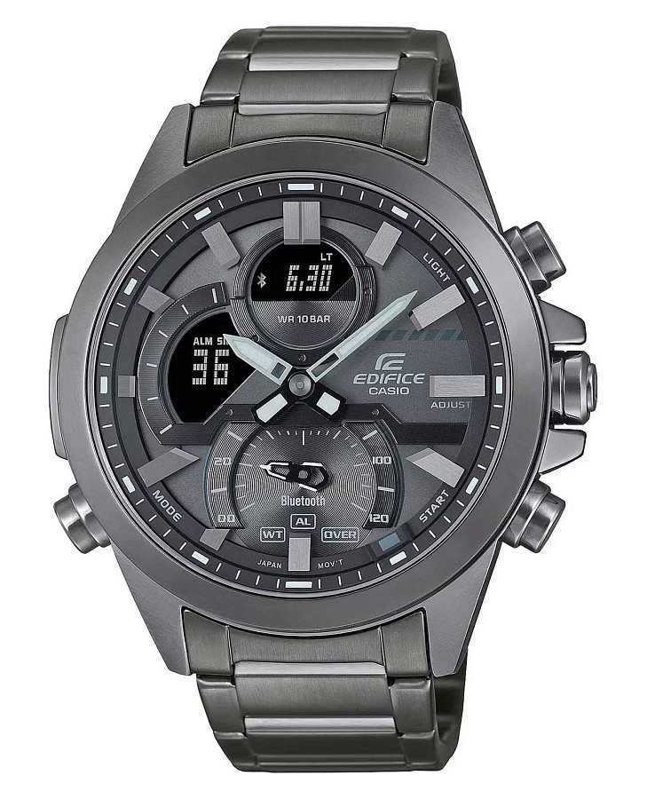 Часы Casio Edifice ECB-30DC-1BDF (ECB-30DC-1B) — мужские, черный