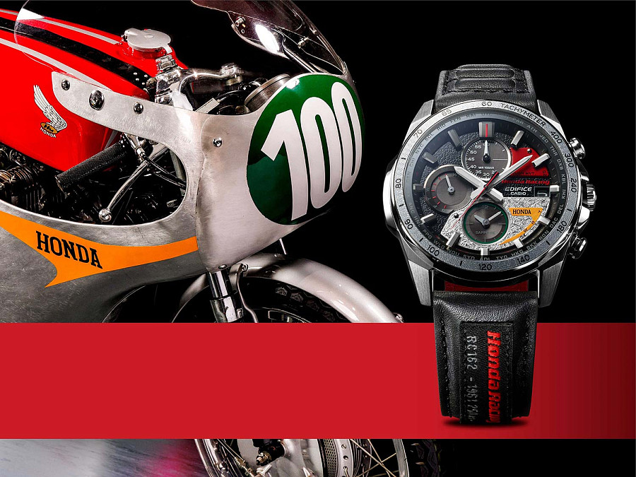 Часы Casio Edifice EQW-A2000HR-1A — кварцевые, Япония, мужские