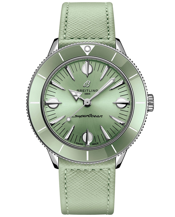 Часы Breitling Superocean Heritage ’57 Pastel Paradise A10340361L1X1 — женские, зеленый
