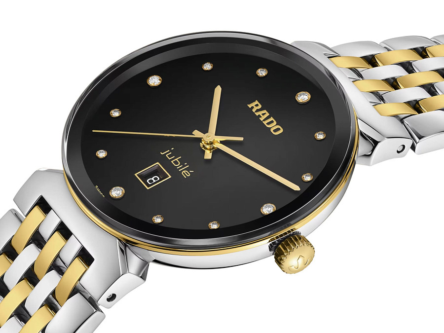 Часы Rado Florence Diamonds R48913743 — черный, сталь металл