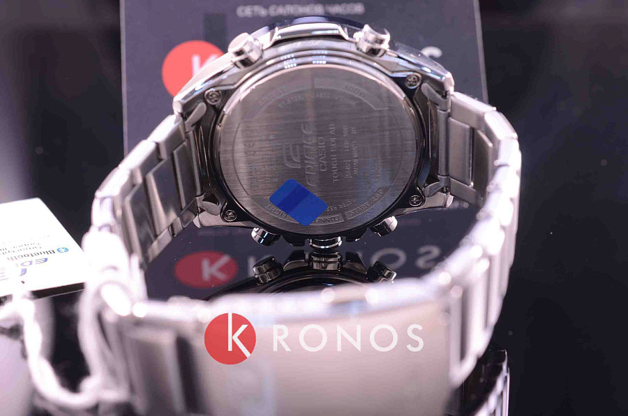 Часы Casio Edifice ECB-900DB-1BDR (ECB-900DB-1B) — металл сталь, нержавеющая сталь