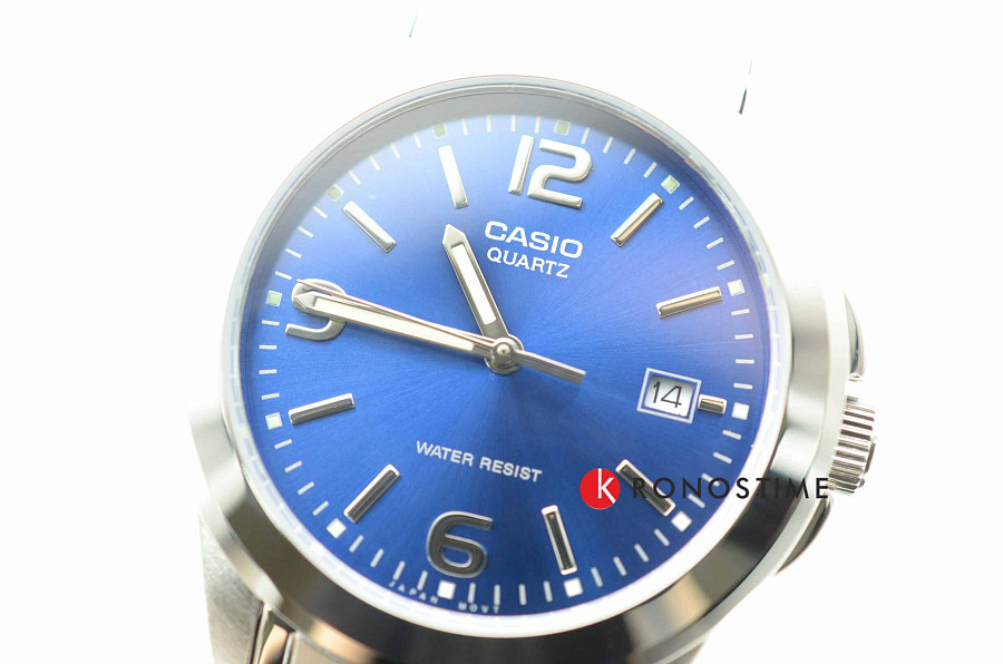 Часы Casio MTP-1259PD-2A — мужские, серебристый