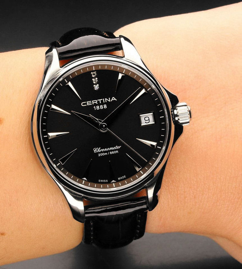 Часы Certina DS Action C032.051.16.056.00 — черный, металл сталь