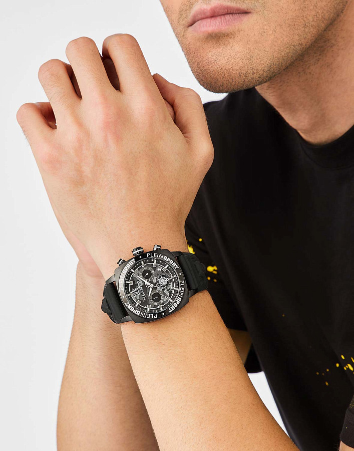 Часы Plein Sport Wildcat PSGBA0523 — кварцевые, сталь металл
