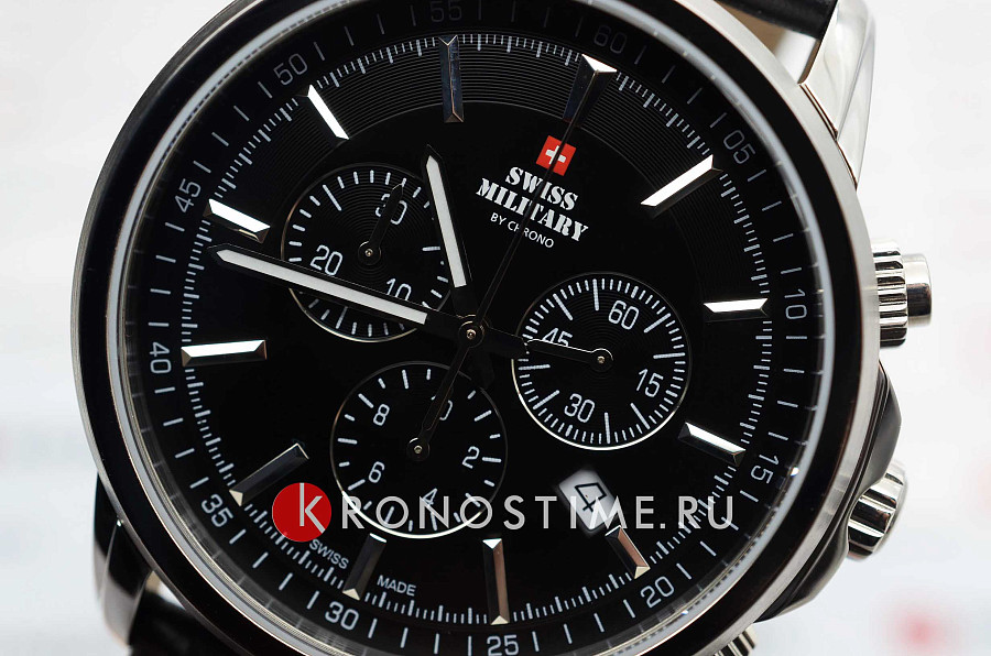Часы Swiss Military by Chrono SM34052.08 — кварцевые, сталь металл