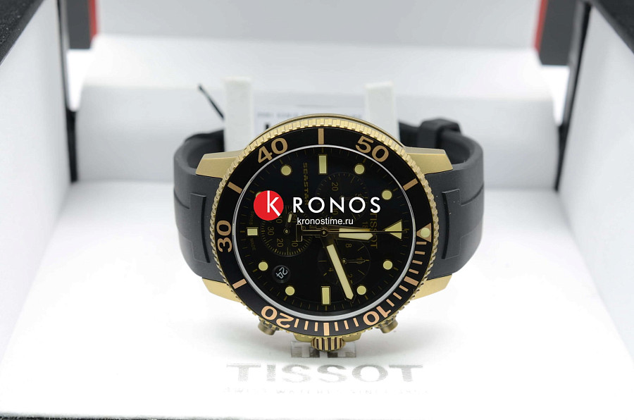 Часы Tissot Seastar 1000 Chronograph T120.417.37.051.01 — Швейцария, кварцевые
