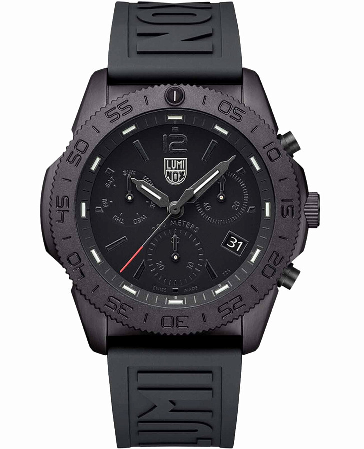 Часы Luminox Pacific Diver Chronograph XS.3141.BO.1 — мужские, черный
