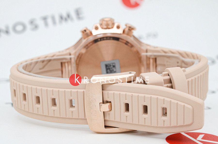 Часы Tissot T-Race 38mm T141.817.37.501.00 — каучук, женские