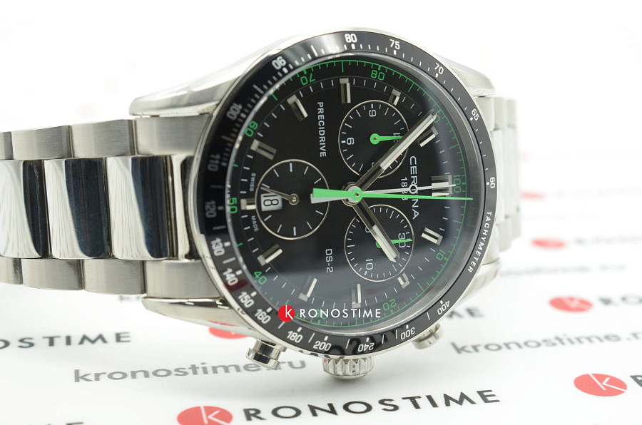 Часы Certina DS-2 Chronograph 1/100 sec C024.447.11.051.02 — артикул C0244471105102