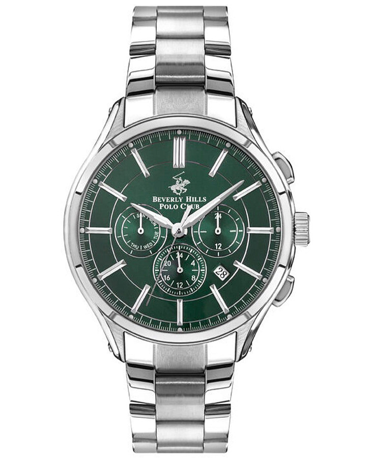 Часы Beverly Hills Polo Club BP3304X.370 — мужские, зеленый