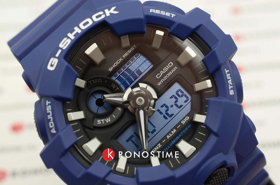Часы Casio G-Shock GA-700-2A — черный, пластик